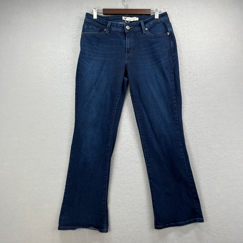 Levis 529 Curvy Bootcut Jeans Womens 12M Blue Denim Stretch Work Cowgirl Classic